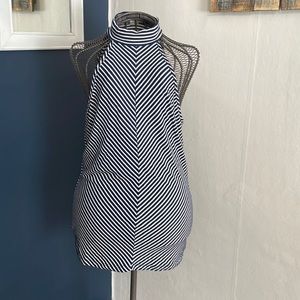 Daytrip stripped high neck tank